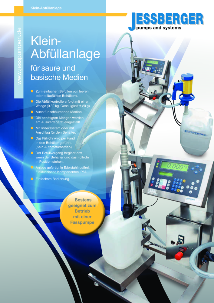 Jessberger - Klein-Abfüllanlagen NR.: 20007