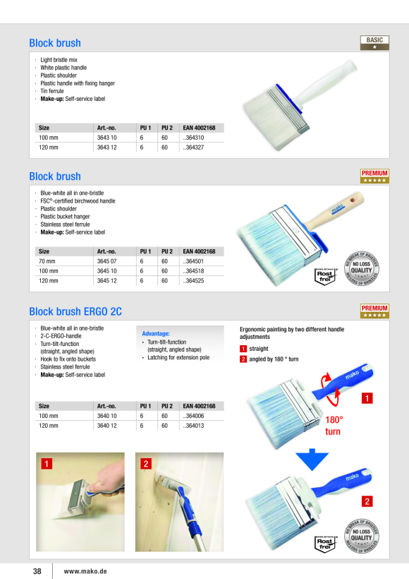Mako Lack-Flächenstreicher, BASIC 364312