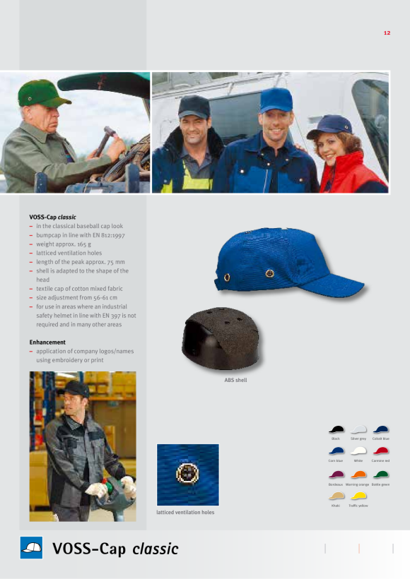 Voss Anstoßkappe VOSS-Cap classic plus, Warnorange 12332004
