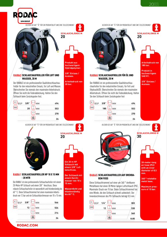 Rodac Stift für RC360 RA360