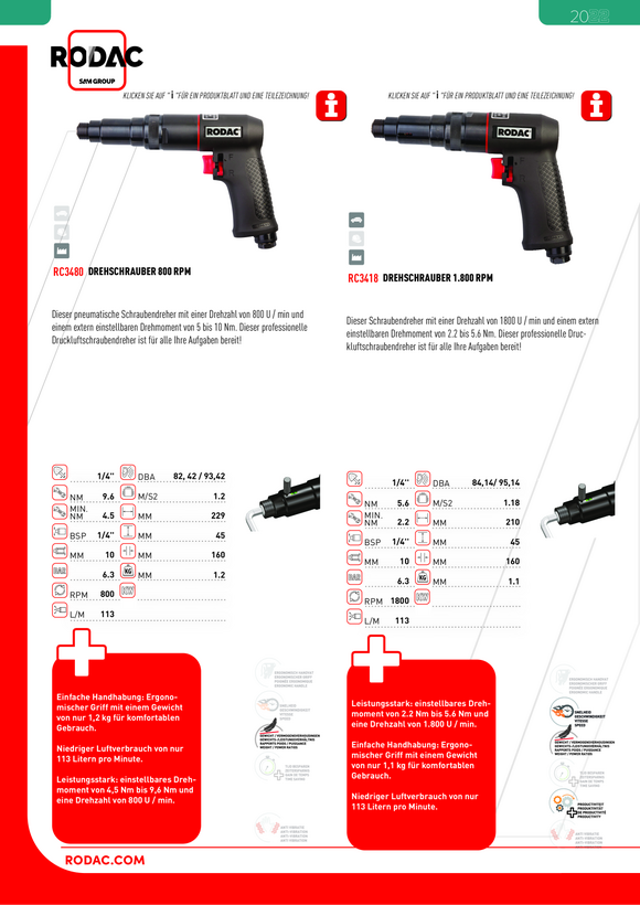 Rodac RQCR10-20 handle RPME0316000176