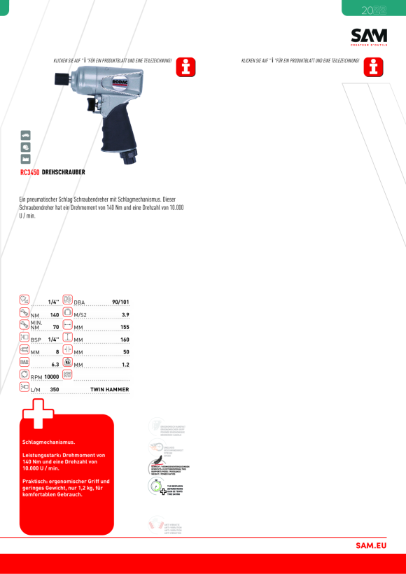 Rodac RQCR10-20 handle RPME0316000176