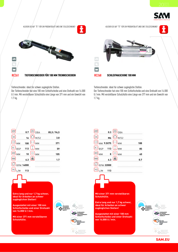Rodac Reparationssatz  TL115RK