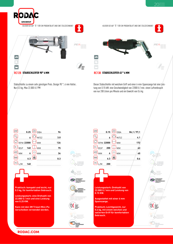 Rodac Tl22500 grip + chain assy. TL22000GRIP