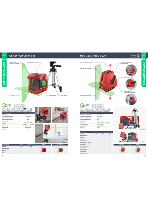 Condtrol Robuste und genaue Linienlaser QB Set 1-2-121