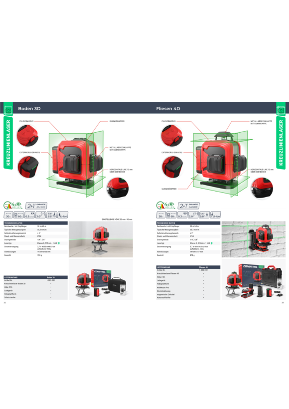 Condtrol Robuste und genaue Linienlaser QB Set 1-2-121