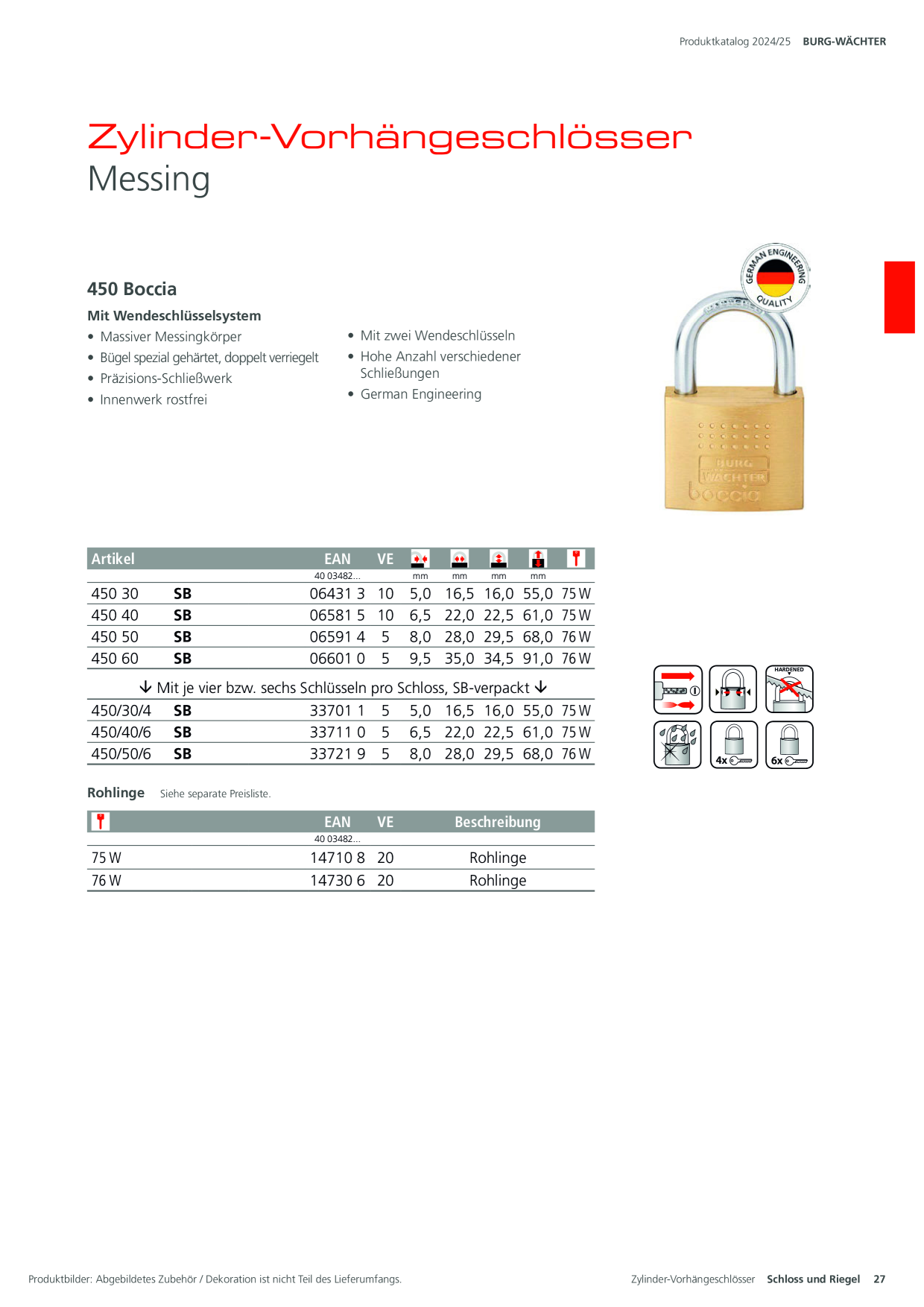 BURG-WÄCHTER Hauptkatalog - Seite 27