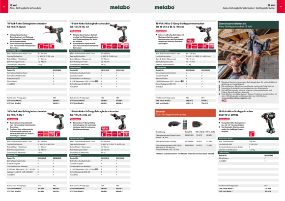 Metabo SB 18 LTX-3 BL Q I Metal*Ak.-Schlagb 603182660