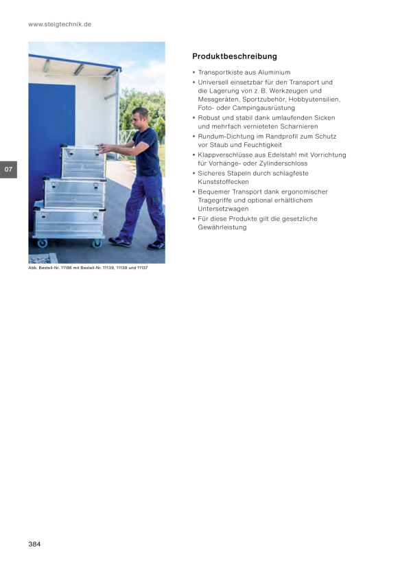 MUNK Transport boxes, stackable 11180