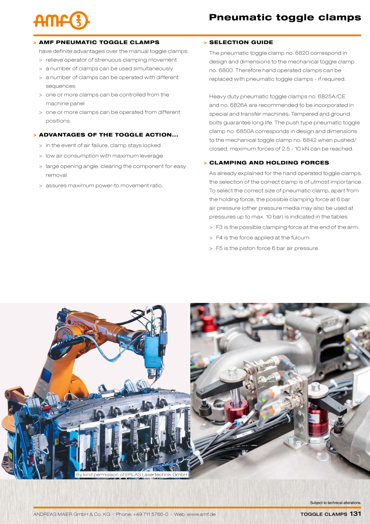 AMF 6820P2 pneumatic clamp 559793 4020772020972 4020772020972288
