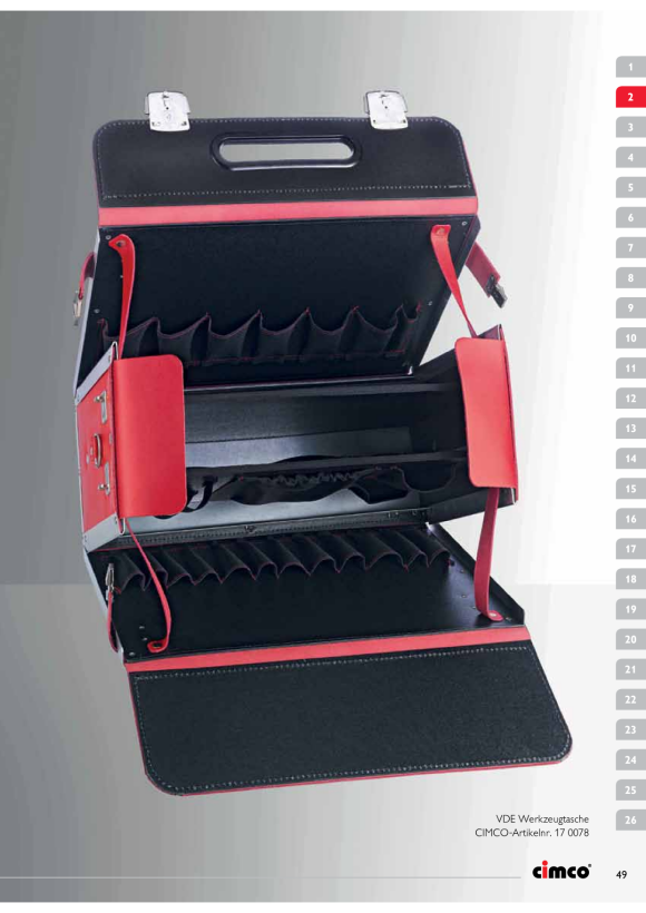 CIMCO Isolierte Quetschkabelschuhe, Ringform Cu, isoliert, DIN 46237 - 10 mm² M12 rot 180078