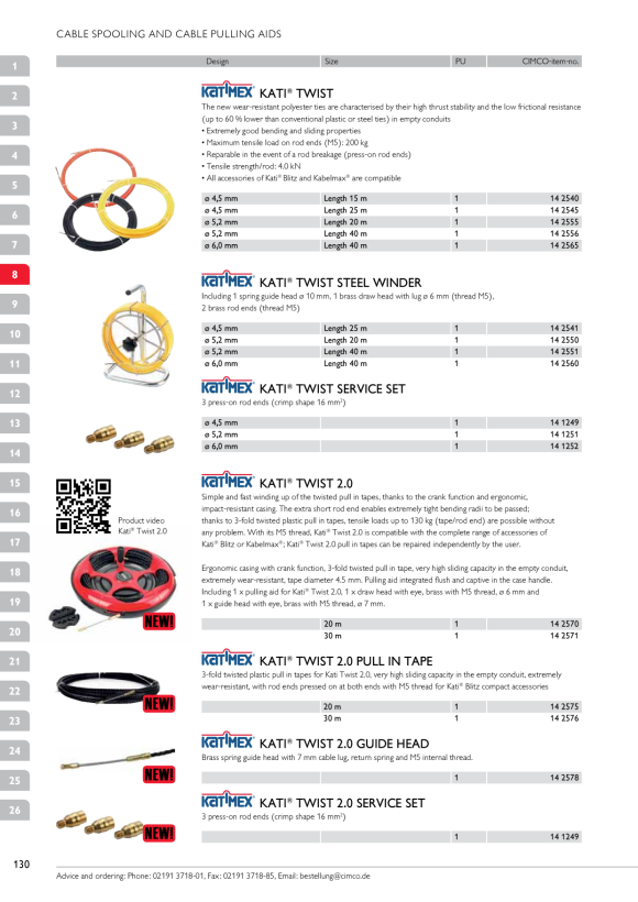 CIMCO Service-Set Kati-Twist 4,5mm 141249