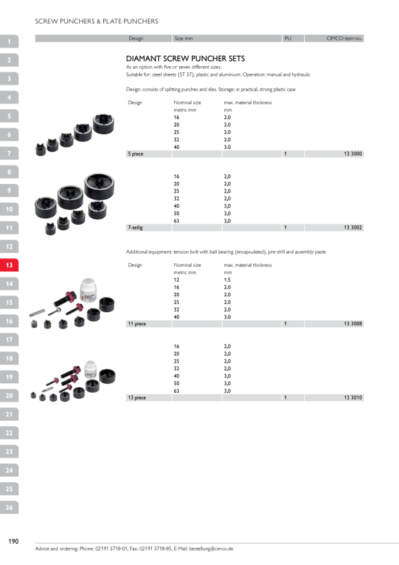 CIMCO Vorbohrer 10 134026