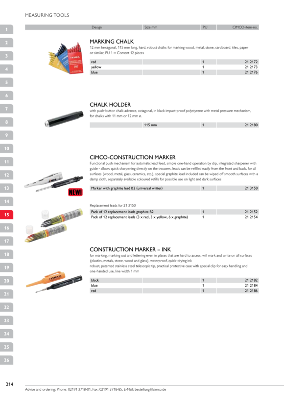 CIMCO Baumarker 213150