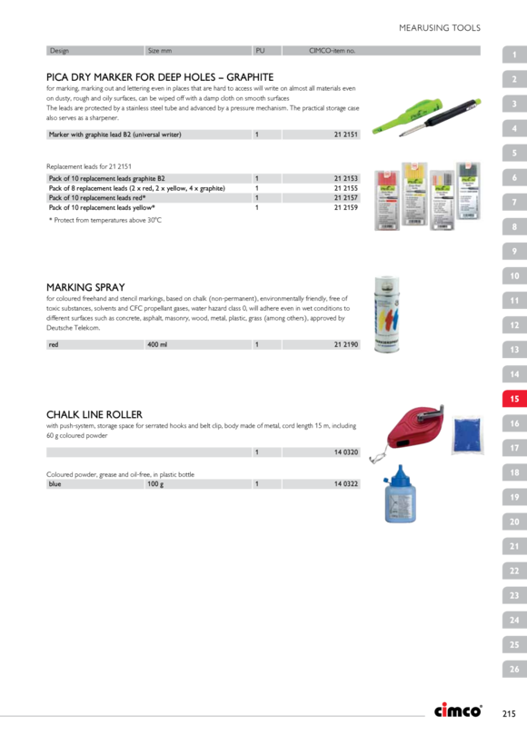 CIMCO Baumarker 213150