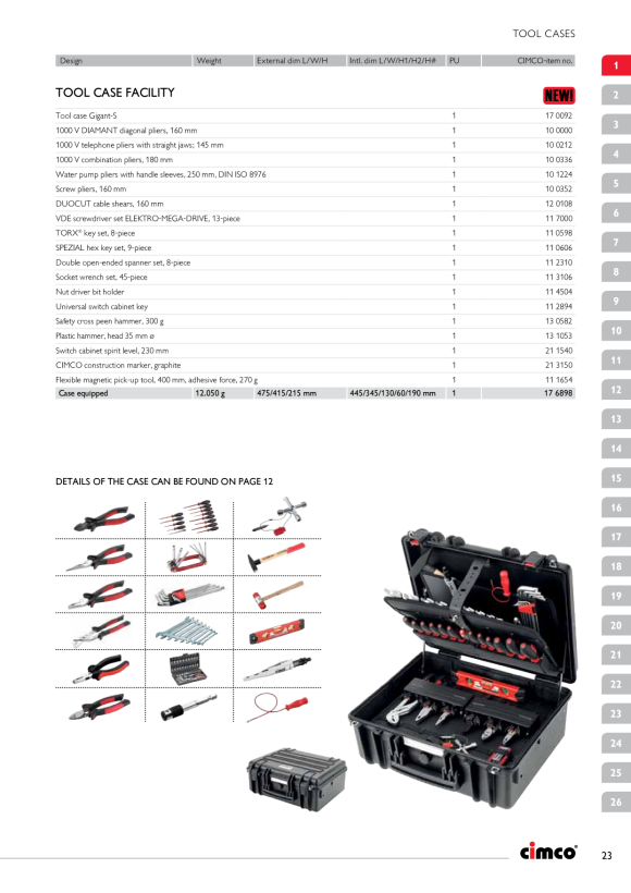 CIMCO Facilitykoffer 176898