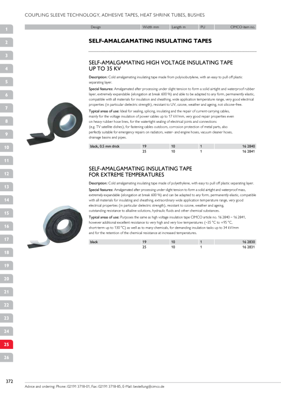 CIMCO Gewebeband Universal Farbe grau 25x50mm 162022