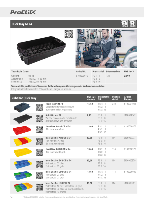 BS Systems Insetbox A3 rot BSS 6000001817