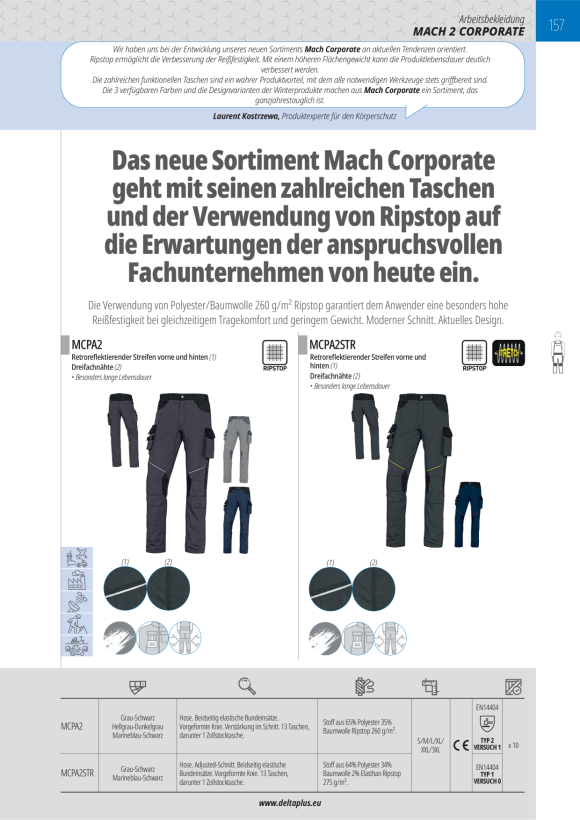 DELTA PLUS DOCKERHS GR/BL DS202RP 10 - DOCKERHANDSCHUH AUS HOCHWERTIGEM GRAUEM SPALTLEDER DS202RP10