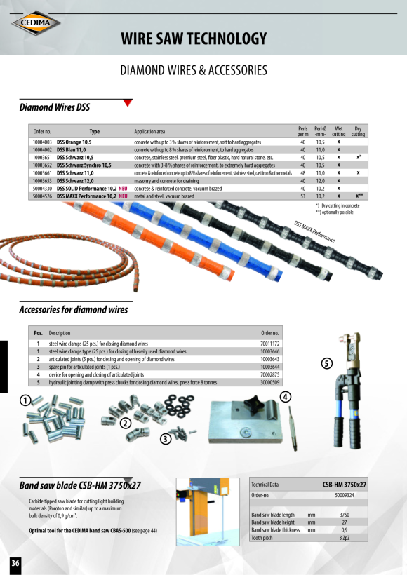 Cedima Dia-Seil DSS schwarz Syncro 10,5 mm 10003652