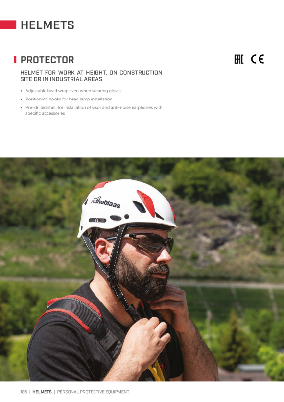 RothoBlaas HJÄLMSKYDD RÖD PRORED
