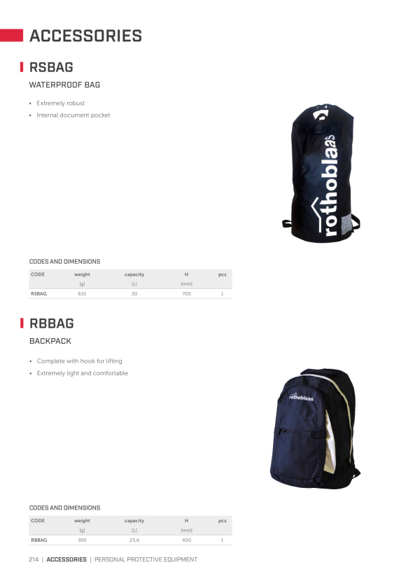 RothoBlaas BACKPACK ROTHOBLAAS RBBAG