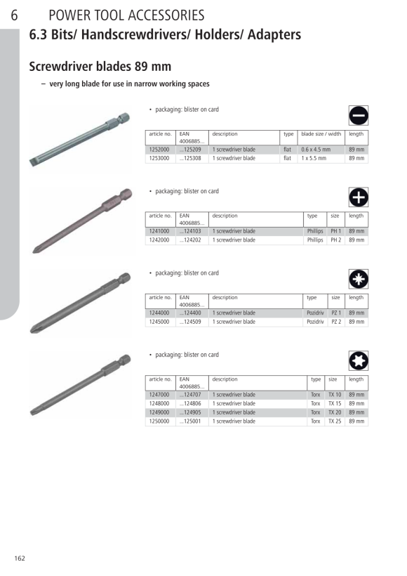 Wolfcraft Bit-Box FIX-GRIP, TORX® (T 10-40), 7-tlg. 2965000