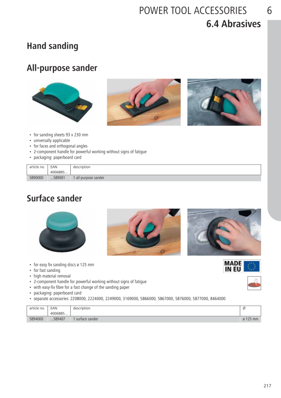 Wolfcraft Schleifband-Set 3-tlg. 2039000