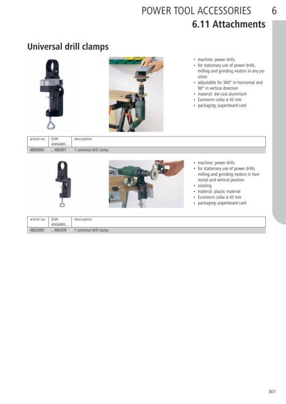 Wolfcraft Kombihalter, Kunststoff, drehbar 4802000