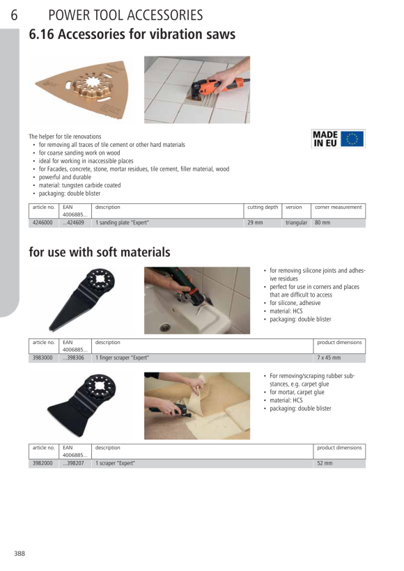 Wolfcraft Schaber ?Expert? HCS, STARLOCK-Aufnahme 4249000