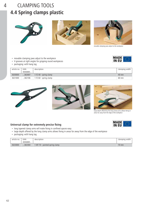 Wolfcraft Federzwinge FZ 60 3631000