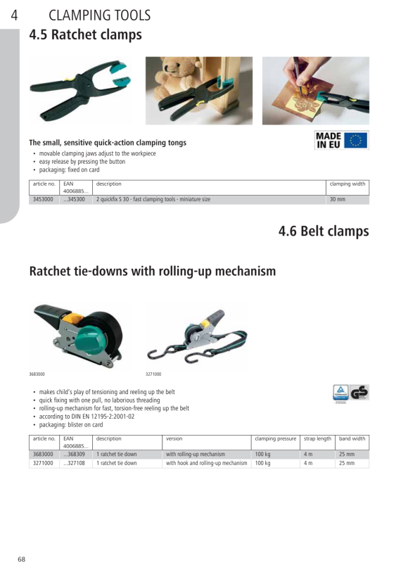 Wolfcraft Ratschen-Zurrgurt 3275000