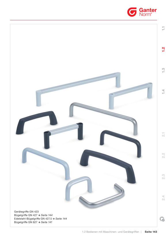 Ganter Reling-T-Klemmhalter 476.2-B8-B8-A-ELS