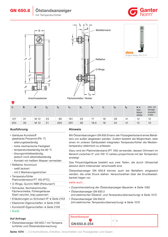 Ganter Rastbolzen 722.4-12-20-E-ST