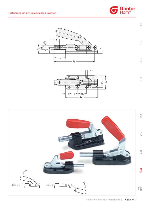 Ganter Stellfüße, Edelstahl 17-100-M20-182-C7-W