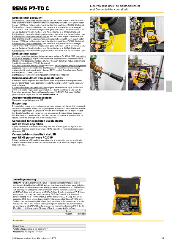 REMS P7-TD basisset (5603092) 611060 D220