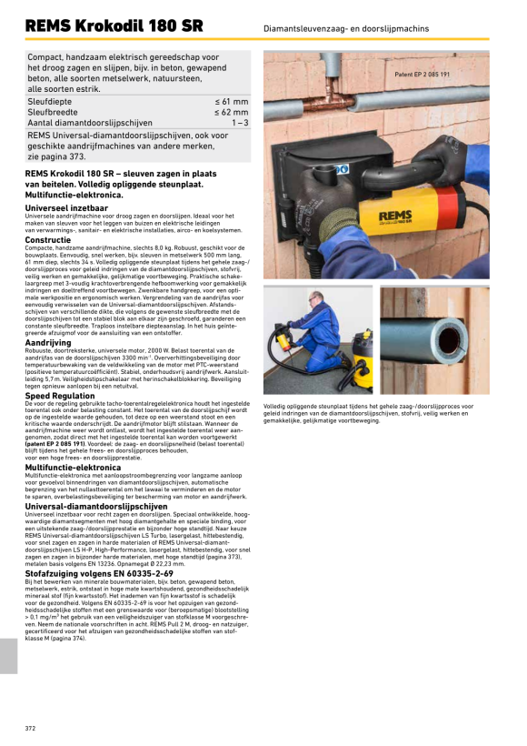 REMS Krokodil 180 SR 185012 R220G