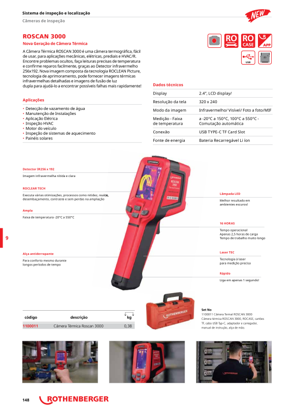 Rothenberger Schaltnetzteil 230V ROMAX 3000, EU Plug 15812