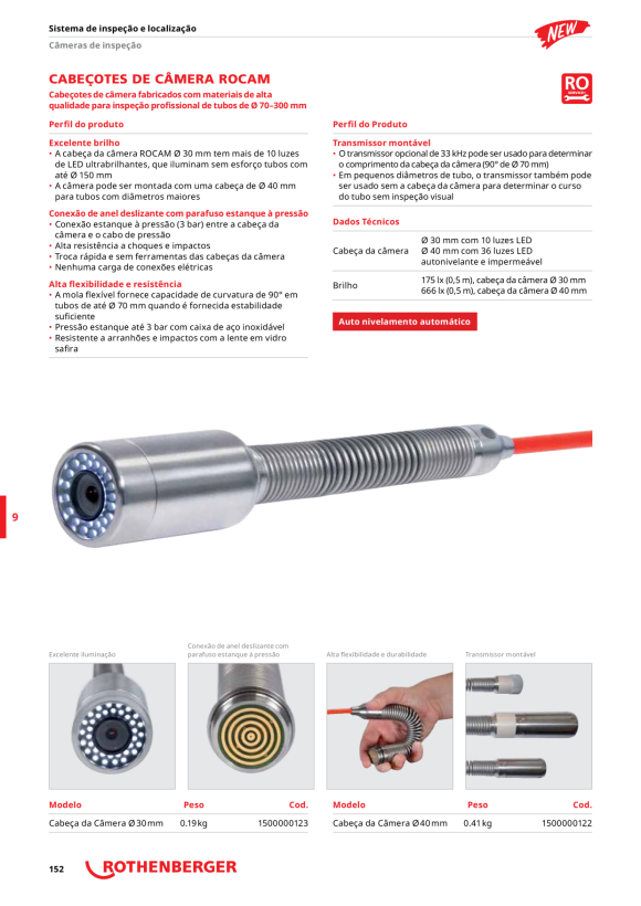 Rothenberger Adaptador de rolo deslizante 30 a Ø40mm 1000001836