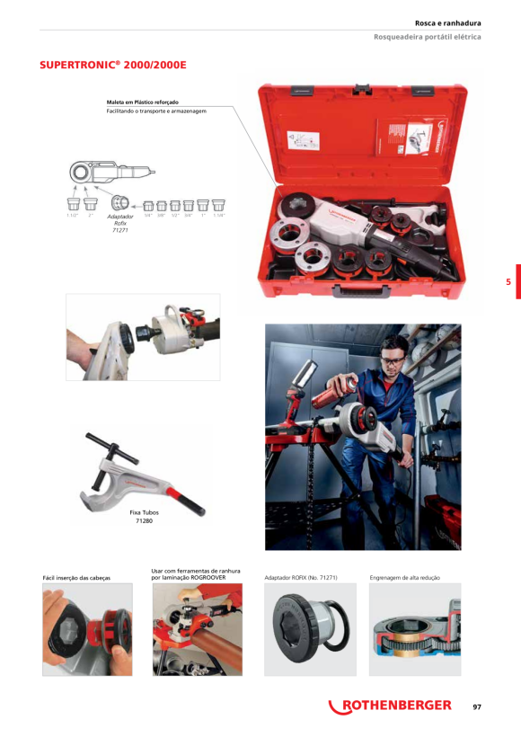 Rothenberger Corte de tubo excêntrico 360 1874G2000