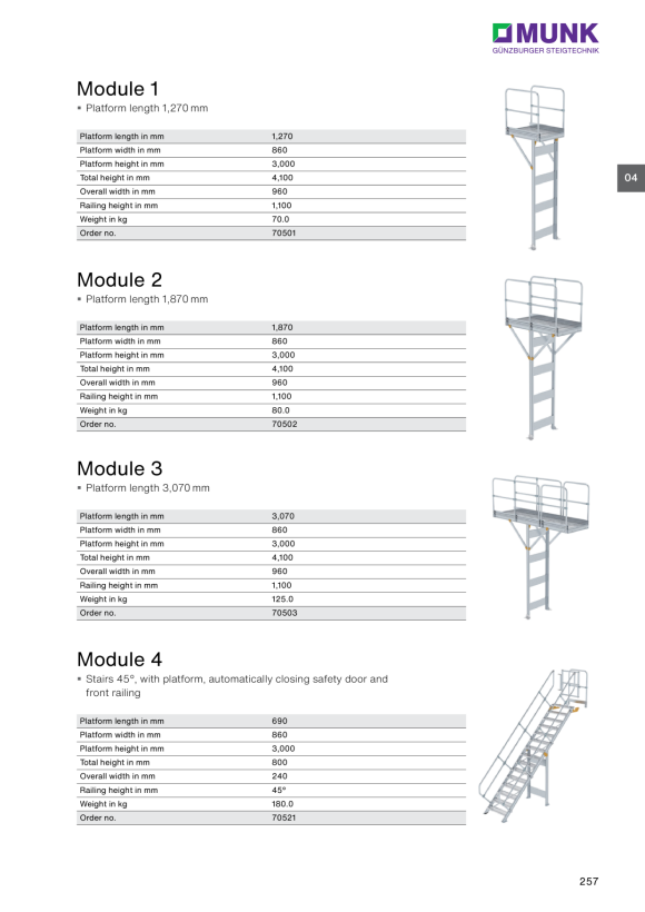 MUNK Modular de-icing system, stationary 70502