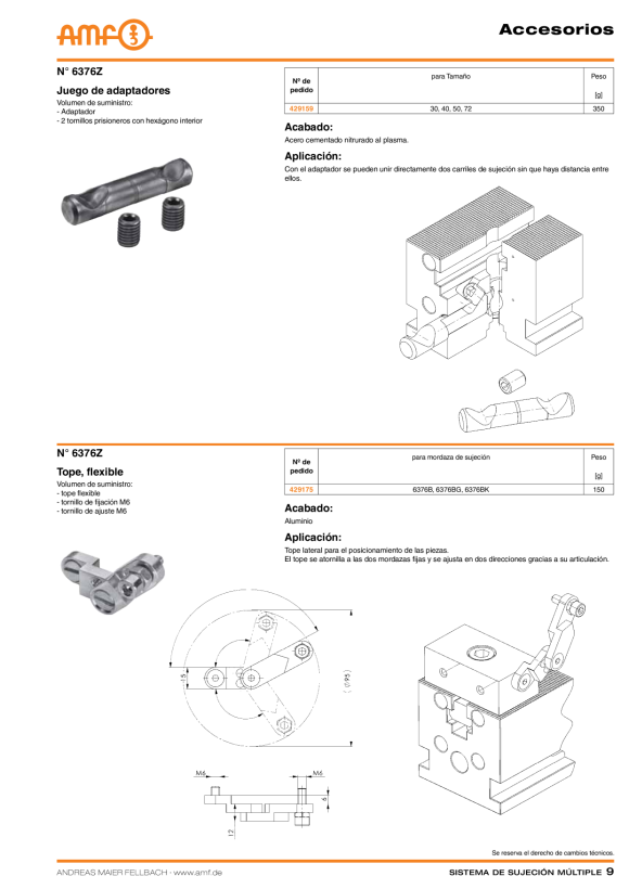 AMF 6376Z-01 Juego de adaptadores 429159