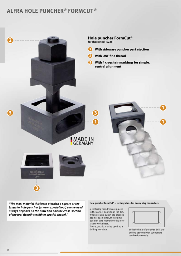 ALFRA Lock nut no. 2A 01350