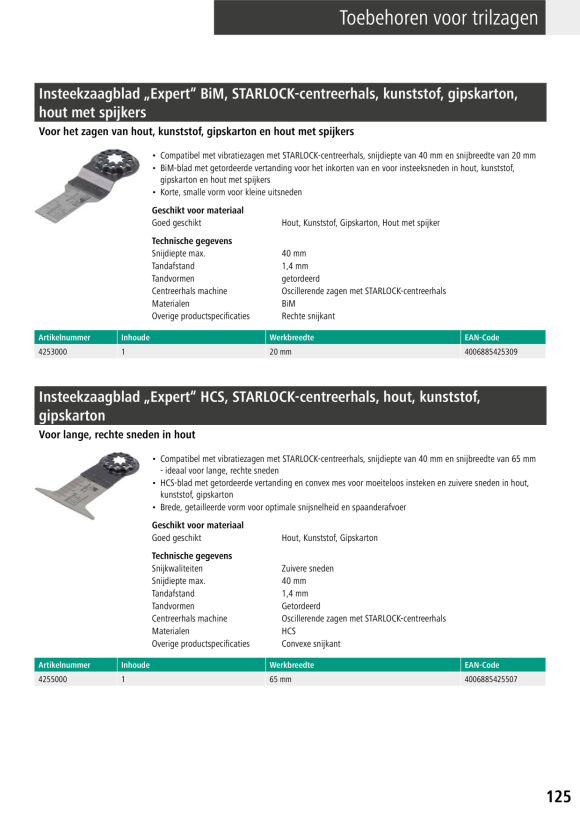 Wolfcraft Segmentsägeblatt ?Expert? HSS, STARLOCK-Aufnahme 4244000