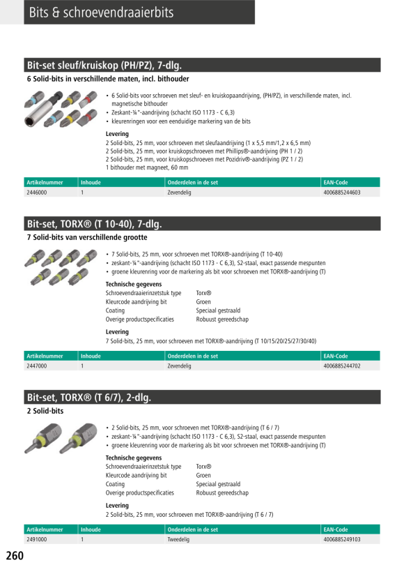 Wolfcraft Verschraubungs-Set Holz, 10-tlg. 2542000