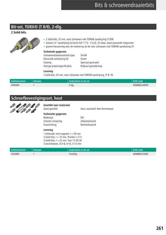 Wolfcraft Verschraubungs-Set Holz, 10-tlg. 2542000