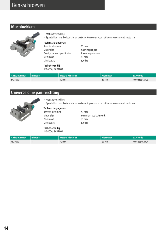 Wolfcraft Universal-Schraubstock 4920000