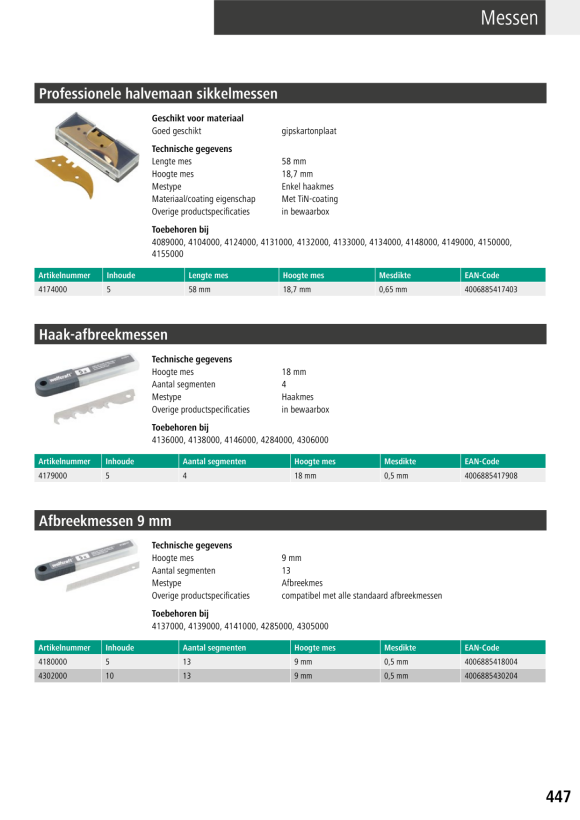 Wolfcraft Profi-Dual-Sicherheitsmesser mit Trapezklinge 4106000