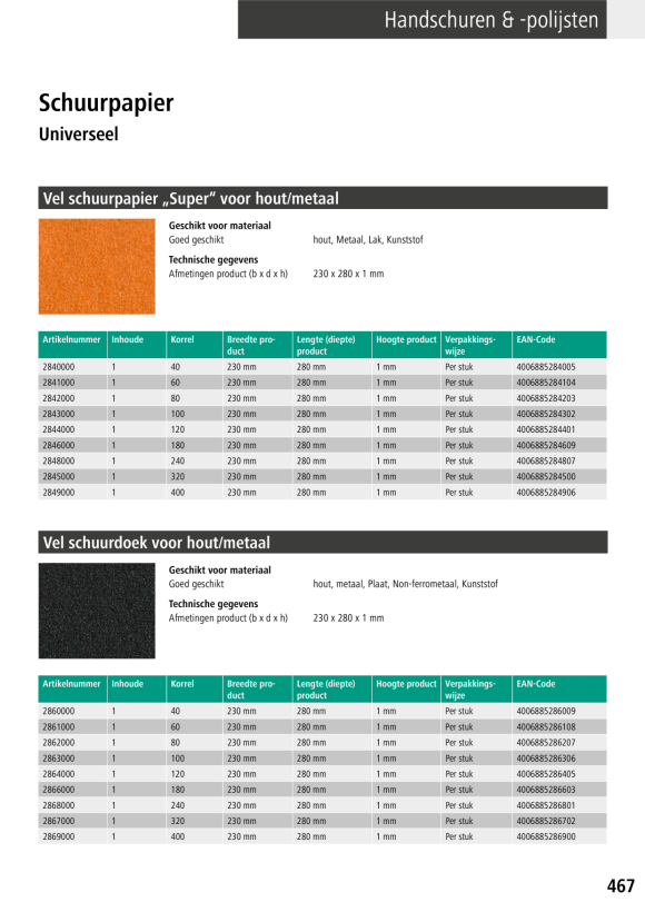 Wolfcraft Schleifvlies-Pad mittel 5899000