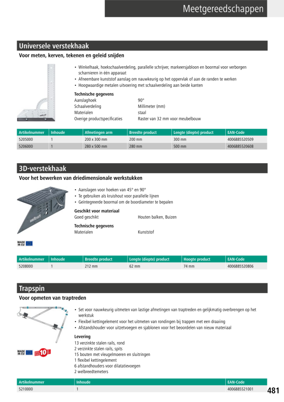 Wolfcraft 3-D-Gehrungswinkel 5208000